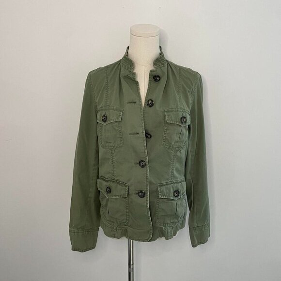 banana-republic Jackets & Blazers - Banana Republic Womens Olive Green Utility Jacket Womens Size Medium